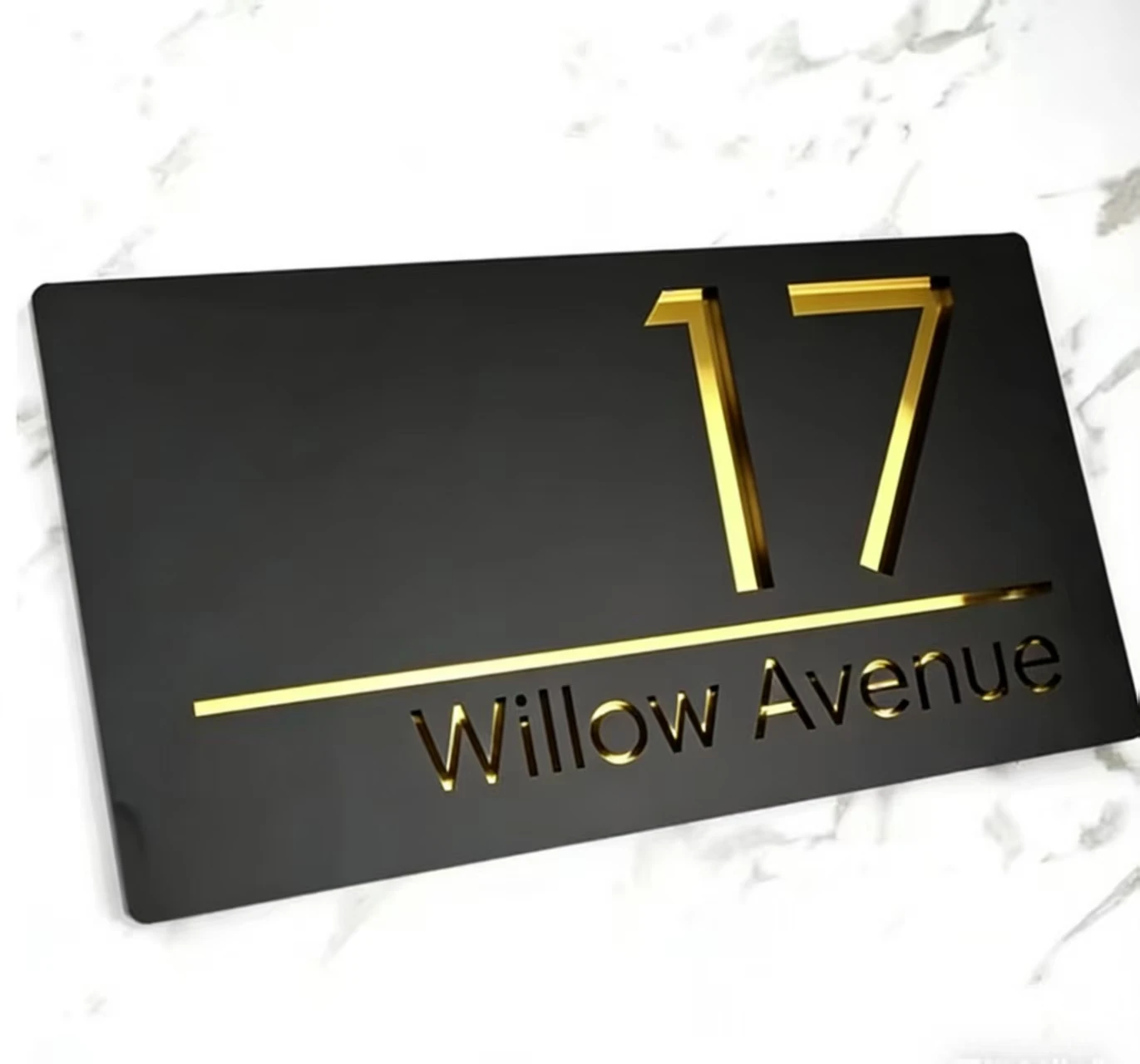 

Acrylic laser-cut custom signs, outdoor house signs, home and hotel plaques, personalized door signs, modern Nordic wall art