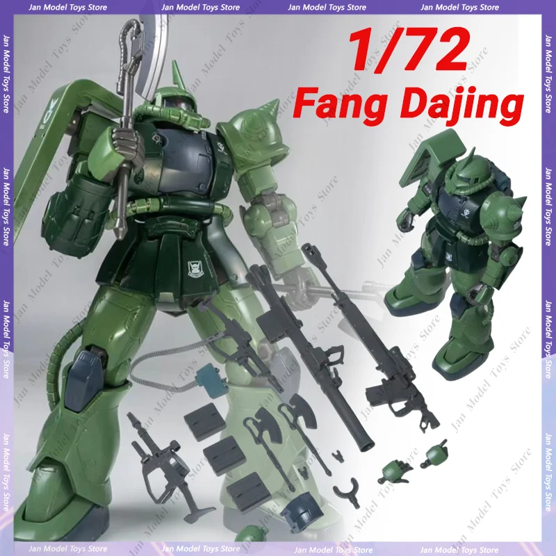 NEW 1/72 Fang Dajing ZAKU II GTO Model Kit Type C-6/R6 MS-06C-6/R6 Assembly Action Figure 26CM Robot Model Toy Christmas Gift