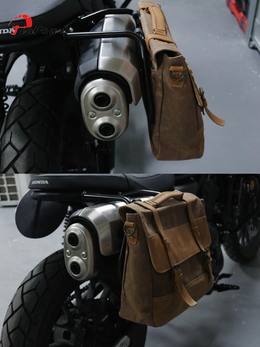 Motorcycle Side Saddle Bag For CL250 CL300 CL500 SCL500 2023-2025 Right Side Trunk Bag Holder Side Trunk Bag Bracket