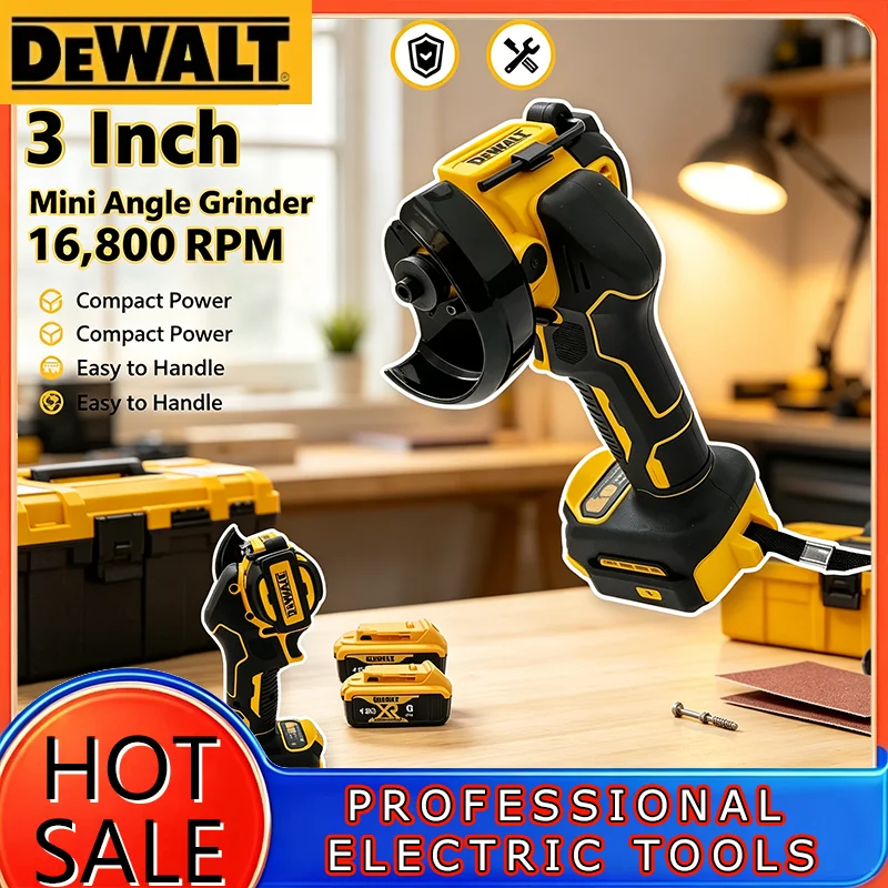 DEWALT 3 Inch Cordless Electric Grinder Polishing Cutting Machine Grinding Diamond Cutting Power Tool for DEWALT Battery