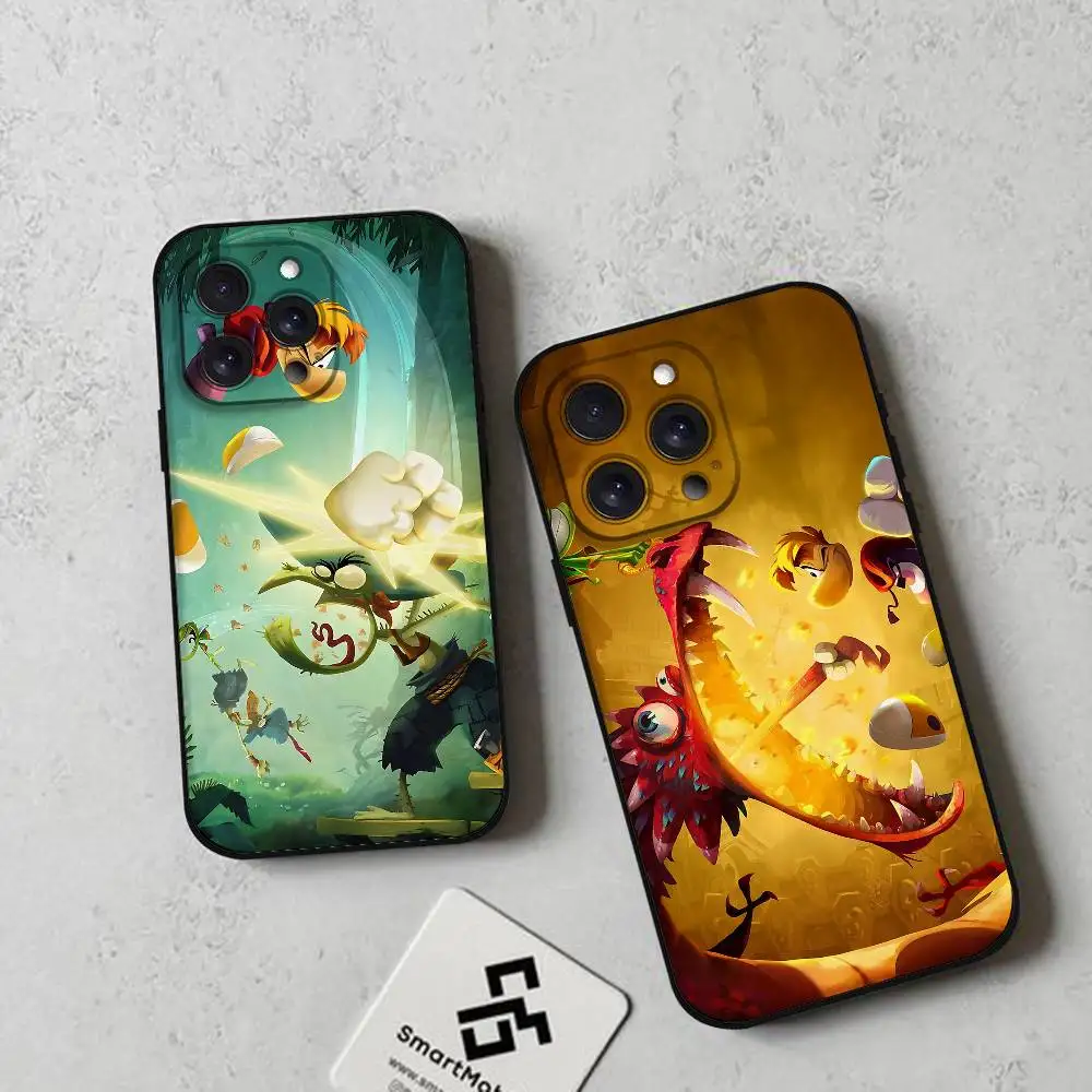حافظة هاتف Rayman Legends Game ناعمة من مادة TPU صديقة للبشرة لهاتف IPhone 17/16/15/14/13/12/11 Series: PRO، MAX، PLUS، Mini