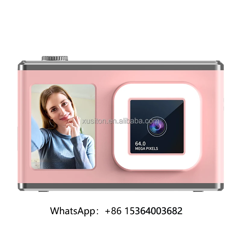 

TJXL-OEM Support TF Card Portable Vintage CCD Digital Camera 30W Pixels 2.4 HD Play Record Game Dual Camera Y23 Sport Kid Mini C