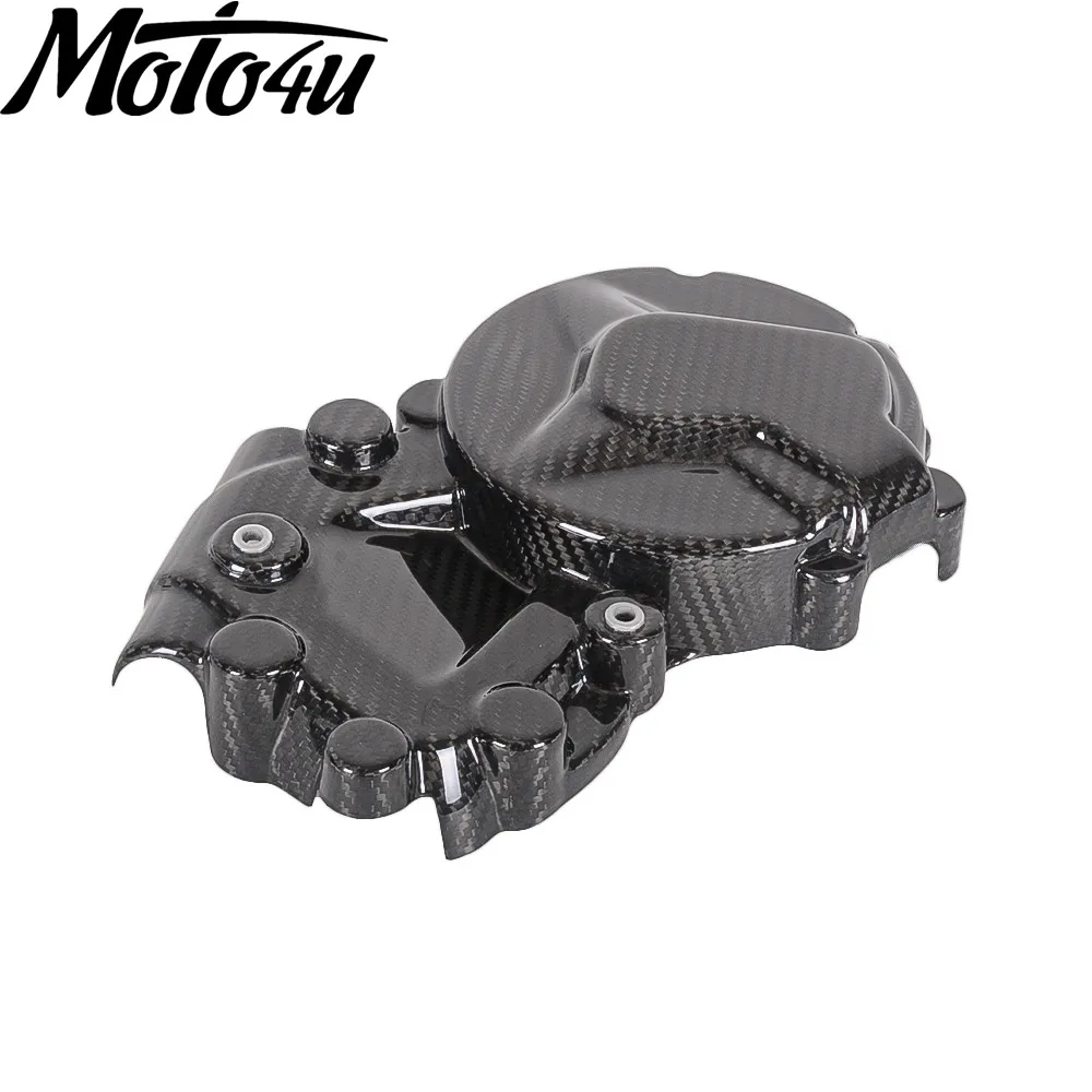 

For BMW S1000R 2014 2015 2016 2017 2018 Carbon Fiber Clutch Left Engine Cover Crash Guard Twill