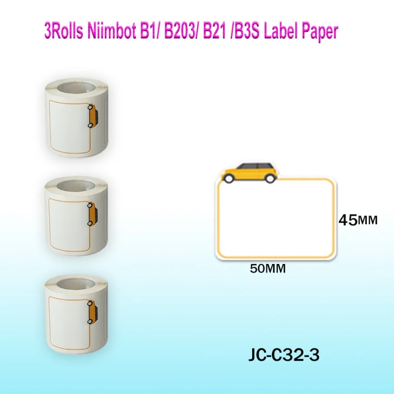 Niimbot Label Paper Thermal Mini Printer Labeling Roll Paper Accompany the Growth of Learning for Study Work Office DIY Creative