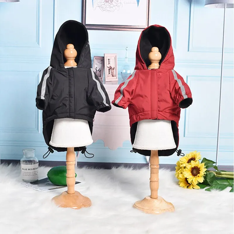 Waterproof Reflective Dog Coat For Small Medium Dogs - Winter Warm Fleece Jacket, Puppy Raincoat Outfit For Chihuahua