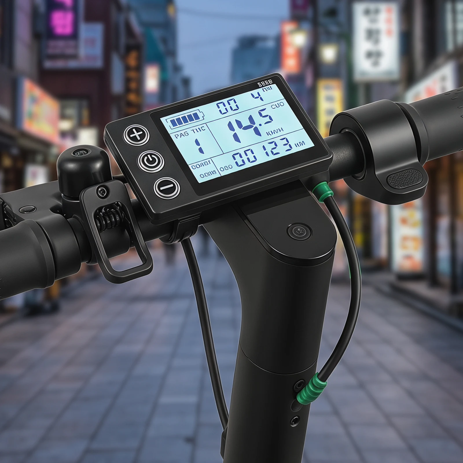 S866 B Full Function 5 Pin Waterproof Ebike Display Easy Installation PAS Control Bike Display Multi-Data Odometer Battery