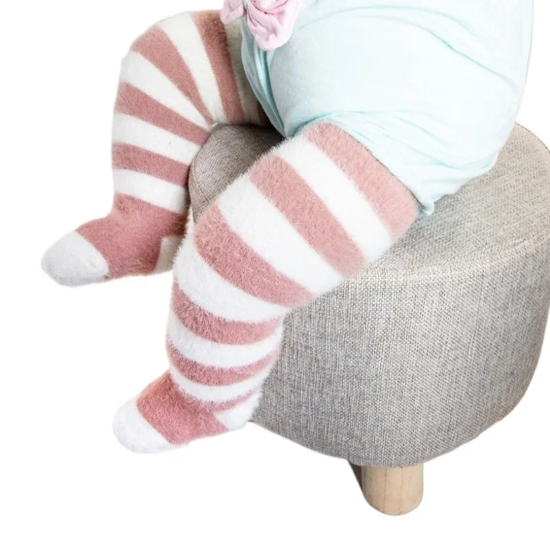 

Winter Baby Knee Socks Thick Plush Warm Stockings for Newborns & Toddlers (0-3 Years) Super Soft Boys & Girls