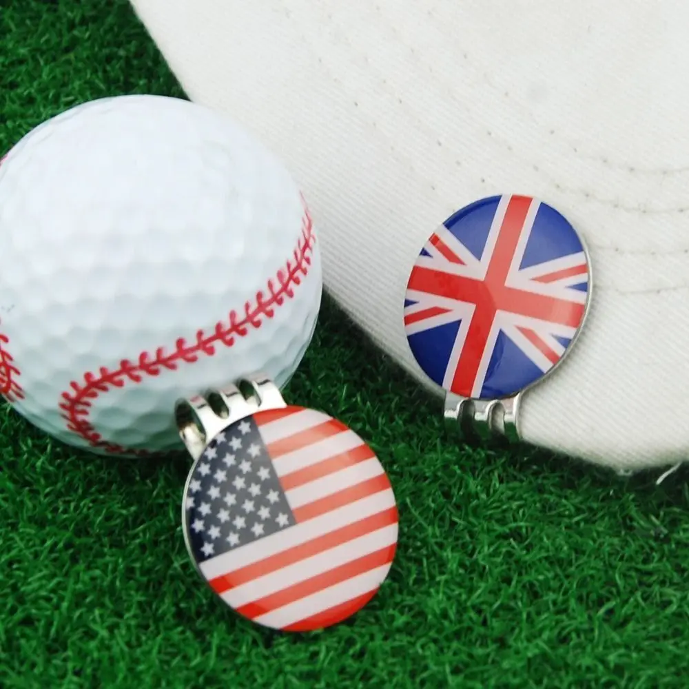 

Golf Training Magnetic Flag Mark Hat Clip Removable Alloy Magnetic Hat Clip Paint Electroplating Golf Ball Marker Golf Belt