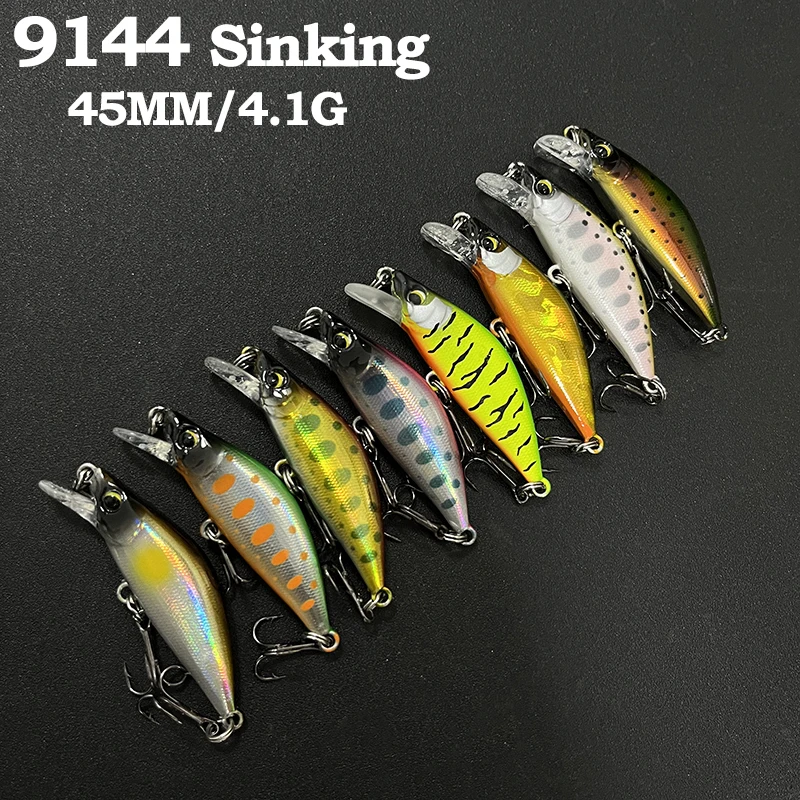 

4g 45mm Sinking Mini Minnow Fishing Lure Japanese Artificial Bait Stream Trout Bass Artificial Hard Bait Wobbler Fishing Tackle
