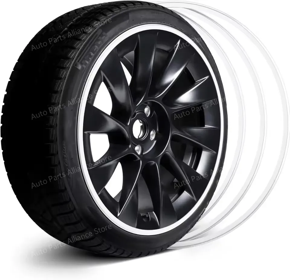 Yehua Automotive Lichtmetalen Velg Protector Voor Tesla Model 3Y Voor BMW Benz Audi Hyundai Toyota VW ID4 ID6 Auto wielnaaf Cover