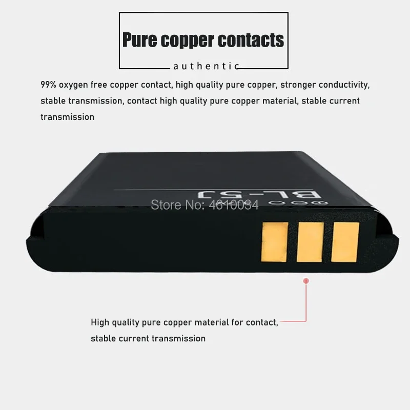 BL-5J BL 5J البطارية ل نوكيا 5800 Nuron 5230 5233 C3 5228 X6 X9 N900 5800XM 5800i 5800W 5230XM 5232 5235 5802 الهاتف بطارية