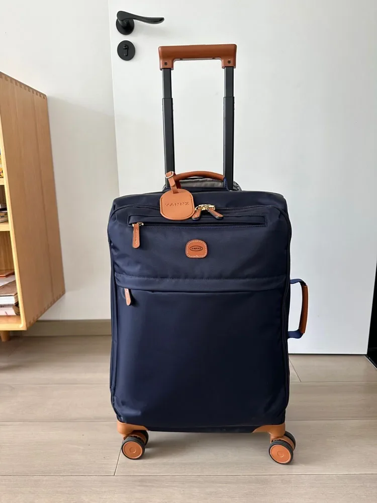 Export ultra-light silent 20-inch high-end Oxford cloth suitcase universal wheel strong and durable canvas travel trolley case