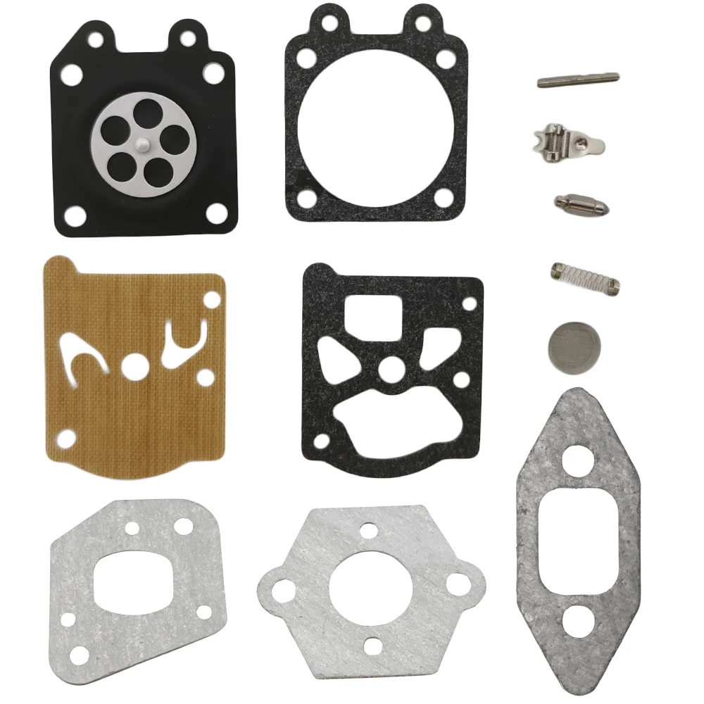 Carburetor Carb Gasket Repair Kit for Partner 350 351 370 2-Stroke Chainsaw Replacement Spare Part