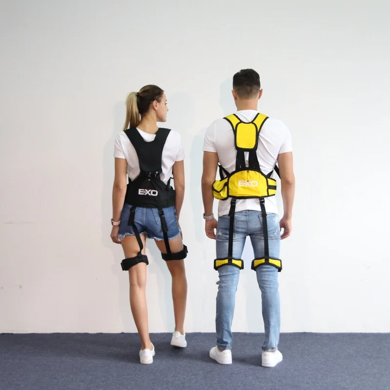 الهيكل الخارجي السلبي المرن مع توتر أشرطة الشد لحماية العضلات البشرية توفر المساعدة