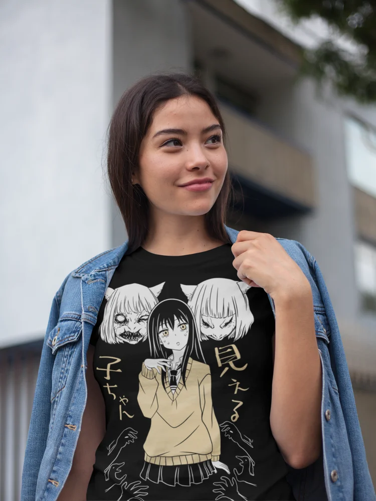 Mieruko Chan Anime Shirt Mieruko Chan Slice Of Horror Manga Tshirt Mieruko Tee