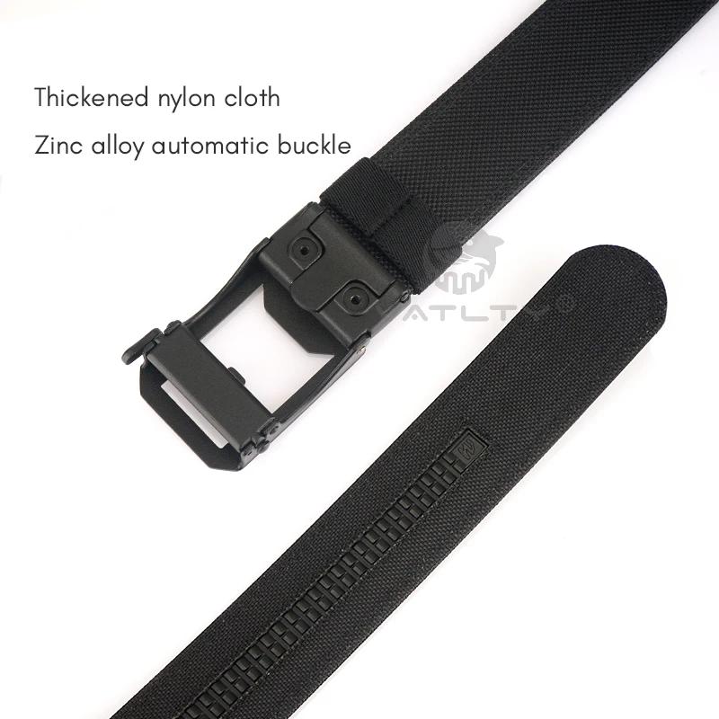 VATLTY New Men\'s Military Combat Belt Metal Automatic Buckle IPSC Tactical Outdoor Belt Sturdy Nylon Casual Belt Male Girdle