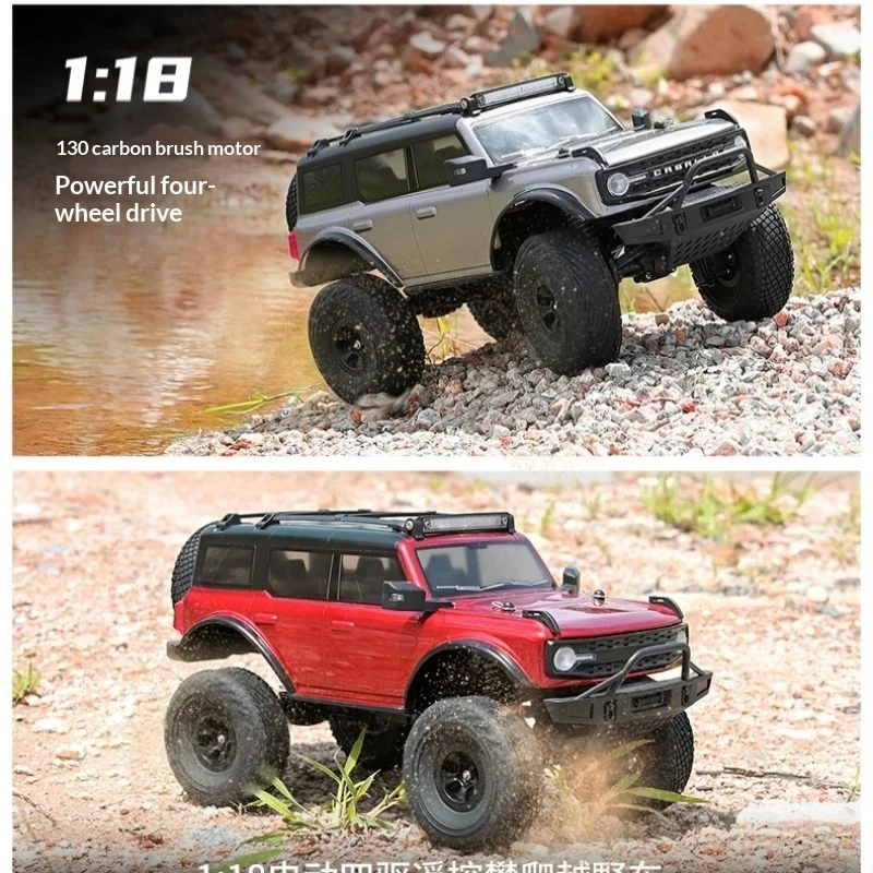 New In Stock Wltoys 1/18 4WD Electric RC Crawler Off Road Remote Control Car Professional Climbing Vehicle Hobby Model Toy