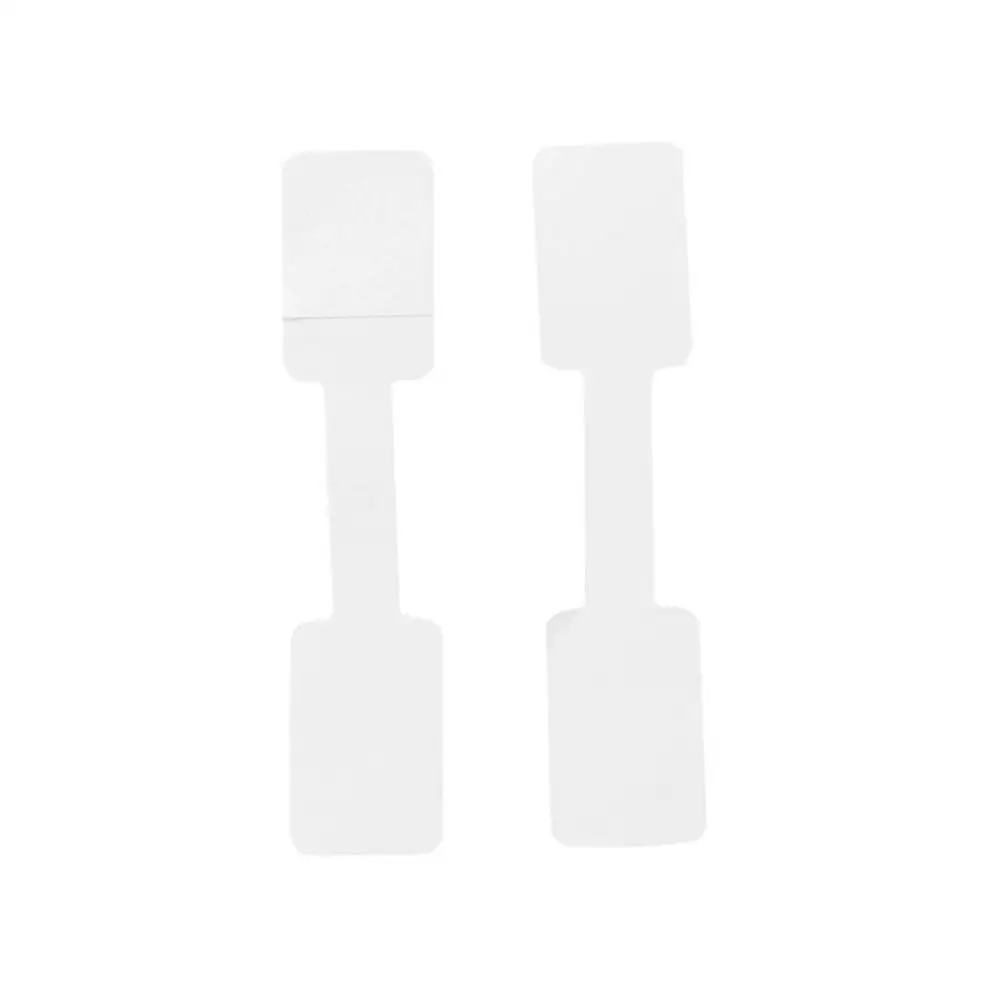 300 Pcs Self Adhesive Labels for Rings Necklaces Price Tags Merchandise Sale Blank Hanging Display Folder