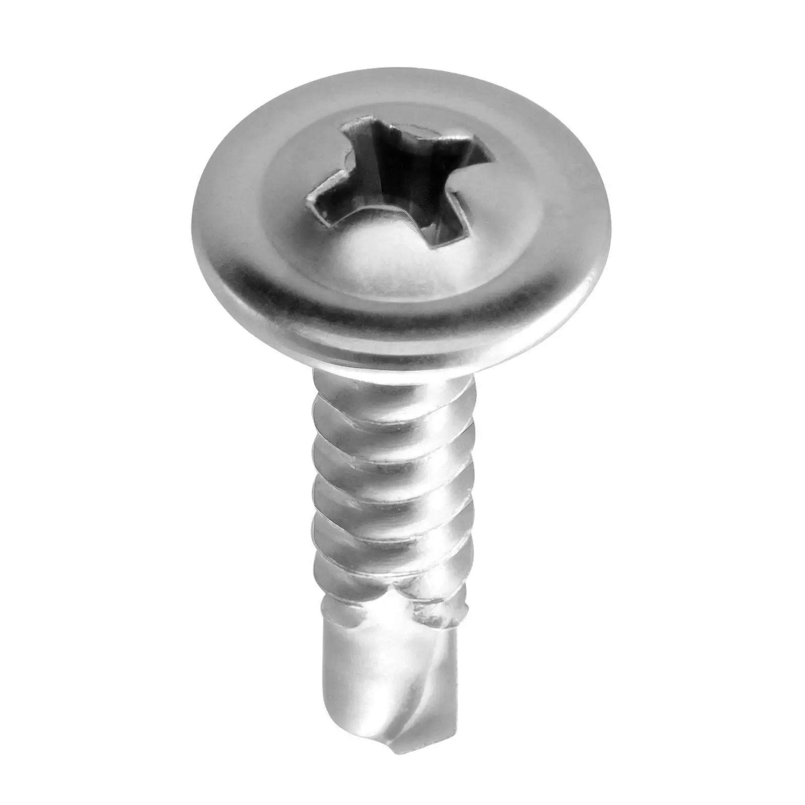 

Набор самосверлящих винтов разных длины, 420 шт. # 8 # Высокая твердость из нержавеющей стали от 10 1/2 до 2 дюймов