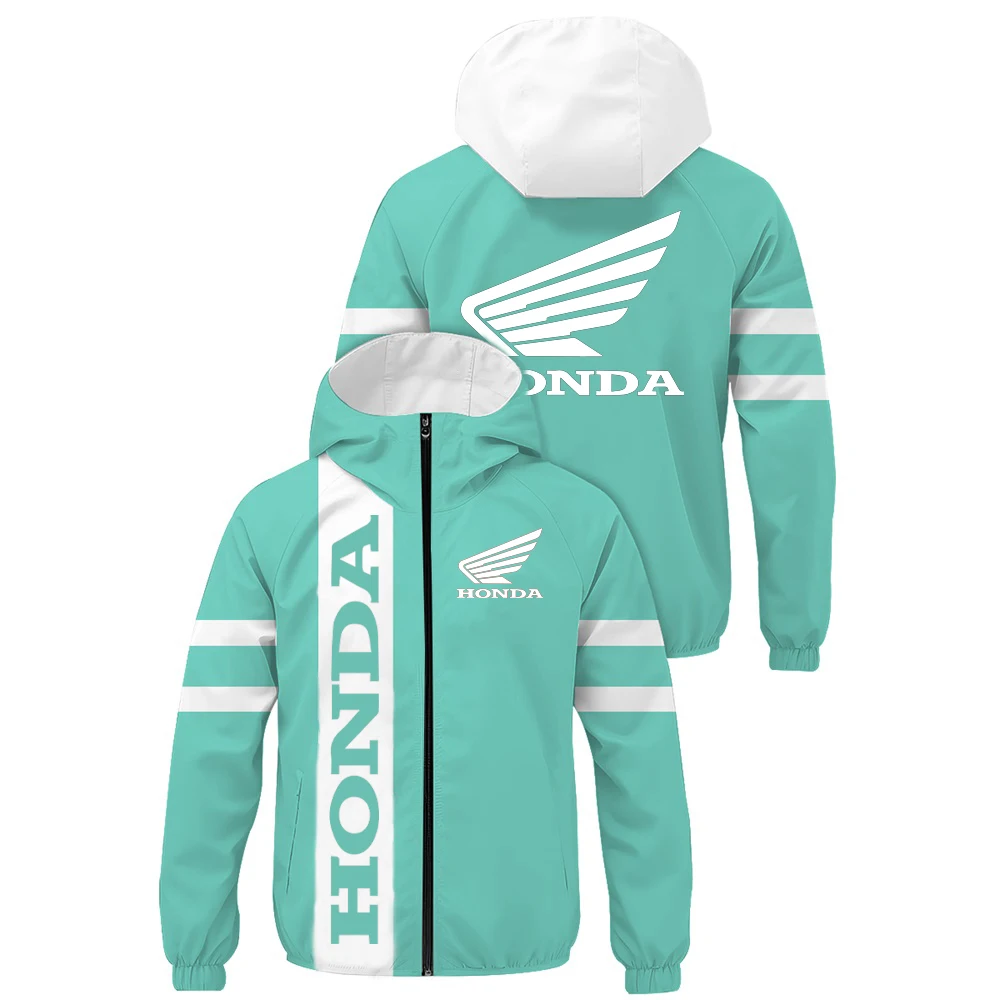 

Spring Jacket, Honda Motorcycle Jacket, Racing Jacket, Men's Sports Zipper, Hook-Top, Fashionable Men's Sun-Protective Jacket