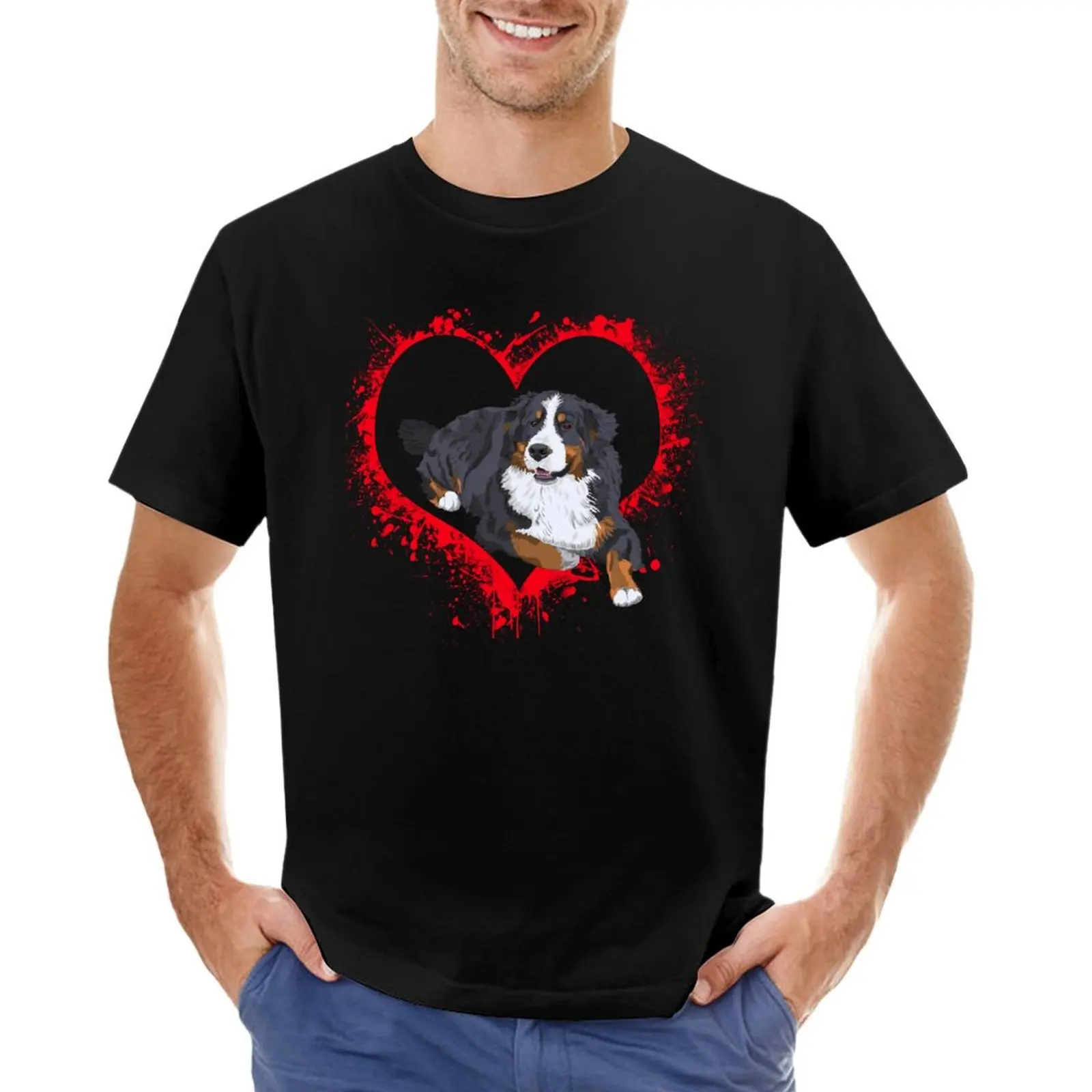 I Love My Bernese Dog, Gifts for Bernese Mountain Dog Owners T-Shirt man clothes sweat t shirts for men pack