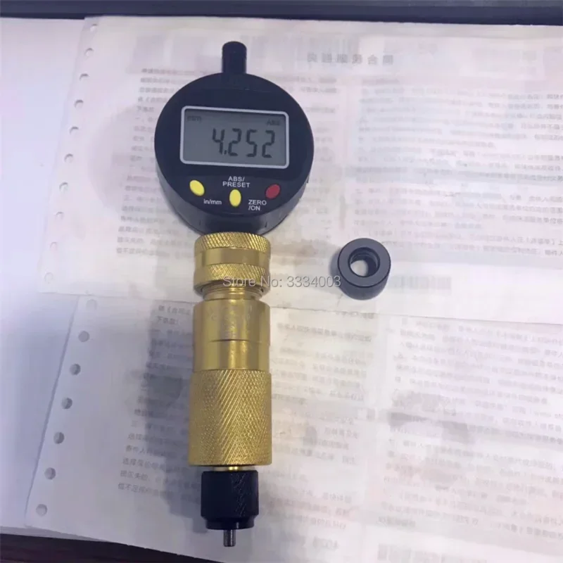 Common rail injector Needle lift measurement tool seat with micrometer gauge for CAT C7C9 3126B, common   repair