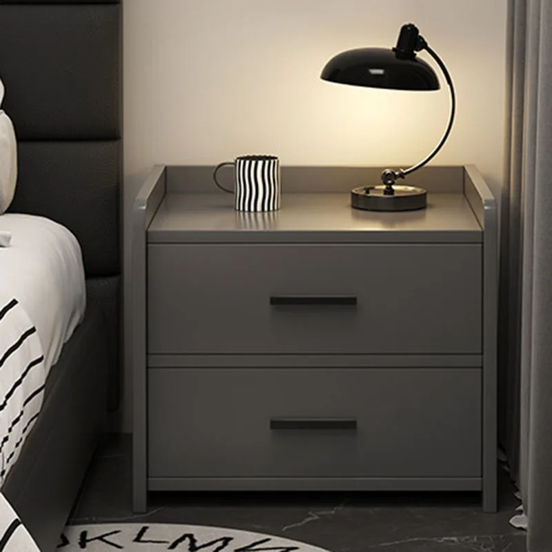 Mesita de noche de lujo para dormitorio, gabinetes móviles para café, librero, cajones, organizador, mesita de noche, Muebles modernos para el hogar