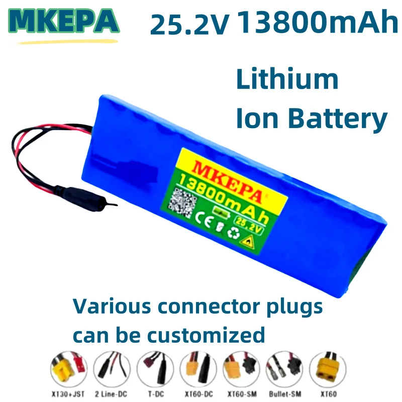 6S2P 25.2V 13800mAh Lithium-ion Rechargeable Battery Pack, Suitable for Power Supply of Electric Toys, Electronic Products etc