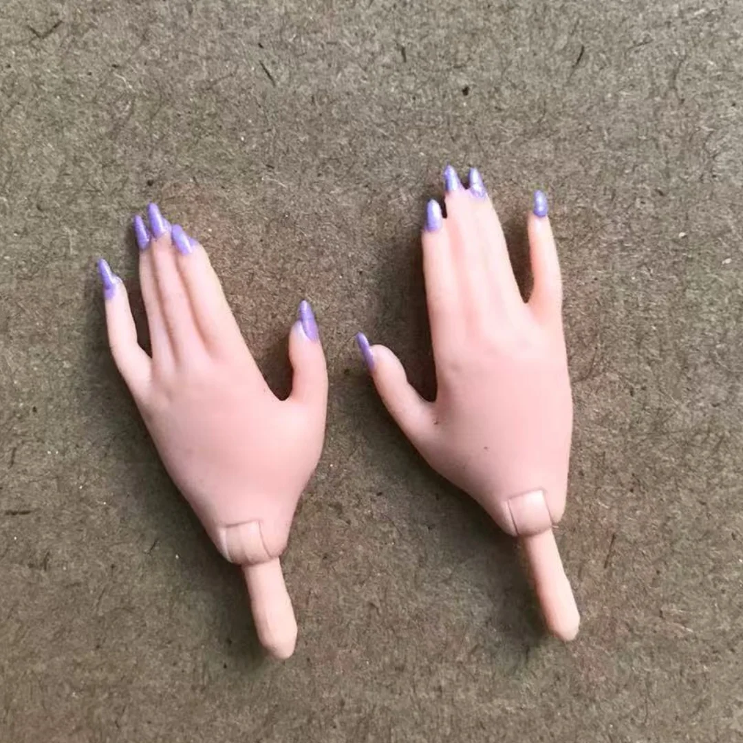 Ręce dla lalek z kolorowym lakierem do paznokci Biały Brązowy Beżowy Czarny Części dla lalek Oryginalne Akcesoria dla lalek Fashion Sister