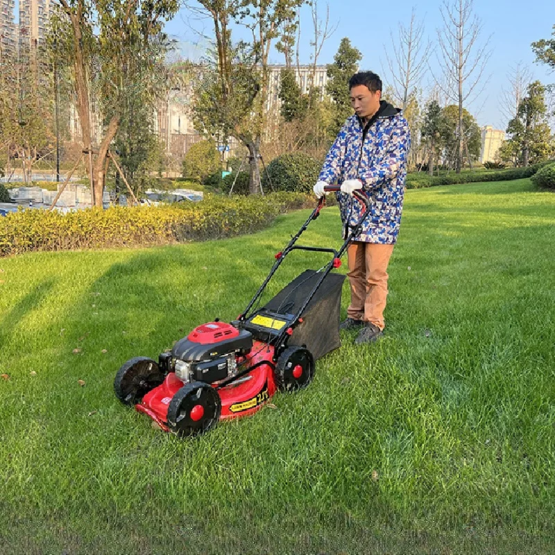 3.8kw-4.2kw Zongshen Power Four stroke Gasoline Engine Lawn Trimmer Hand Pushing Self moving Mower Weeding machine