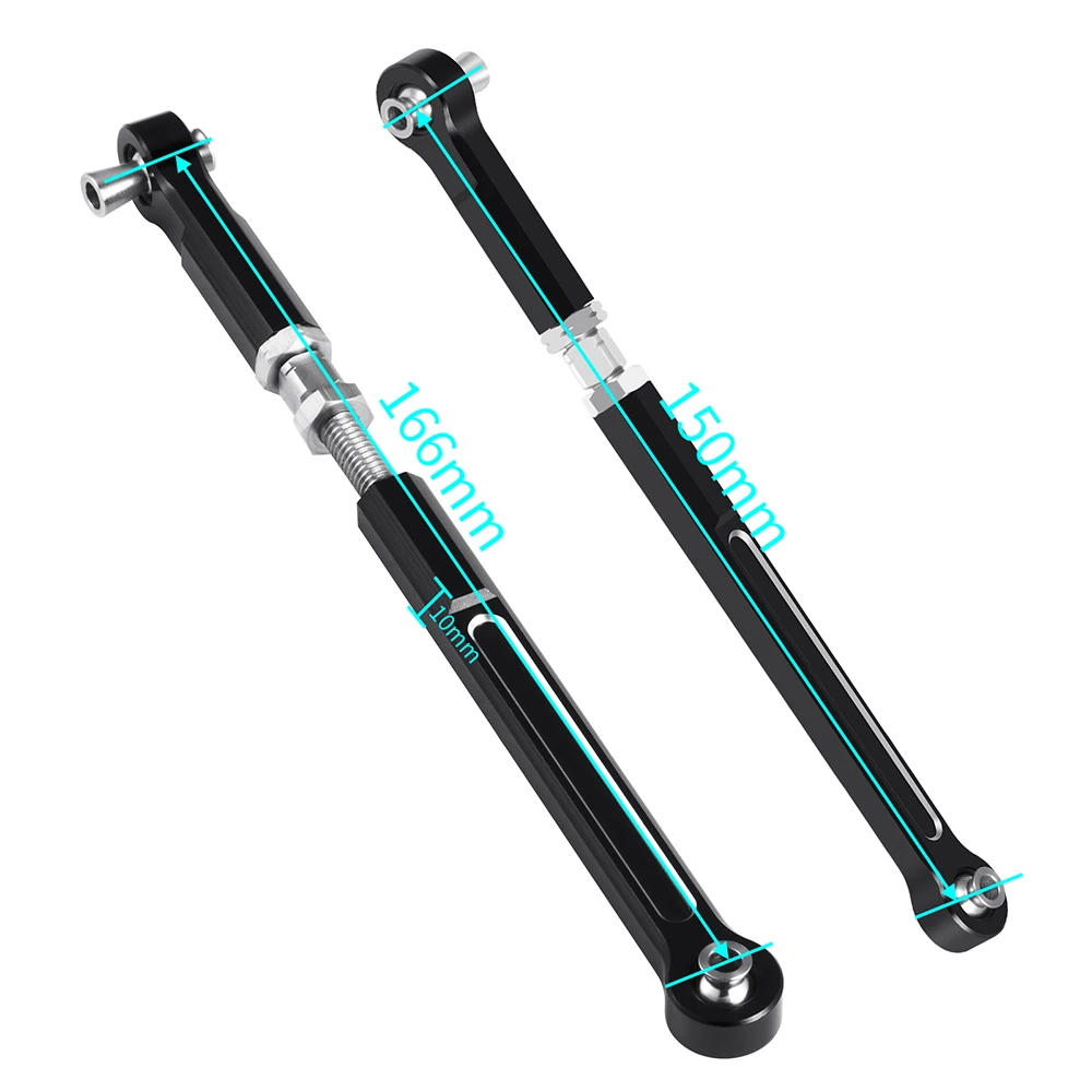 YEAHRUN Rear Arm Bracket Rear Tie Bar Mount /Hex Wheel Nuts Wheel Hub Cover/ Steering Link Rod ESC Mount for 1/5 X-MAXX RC Car