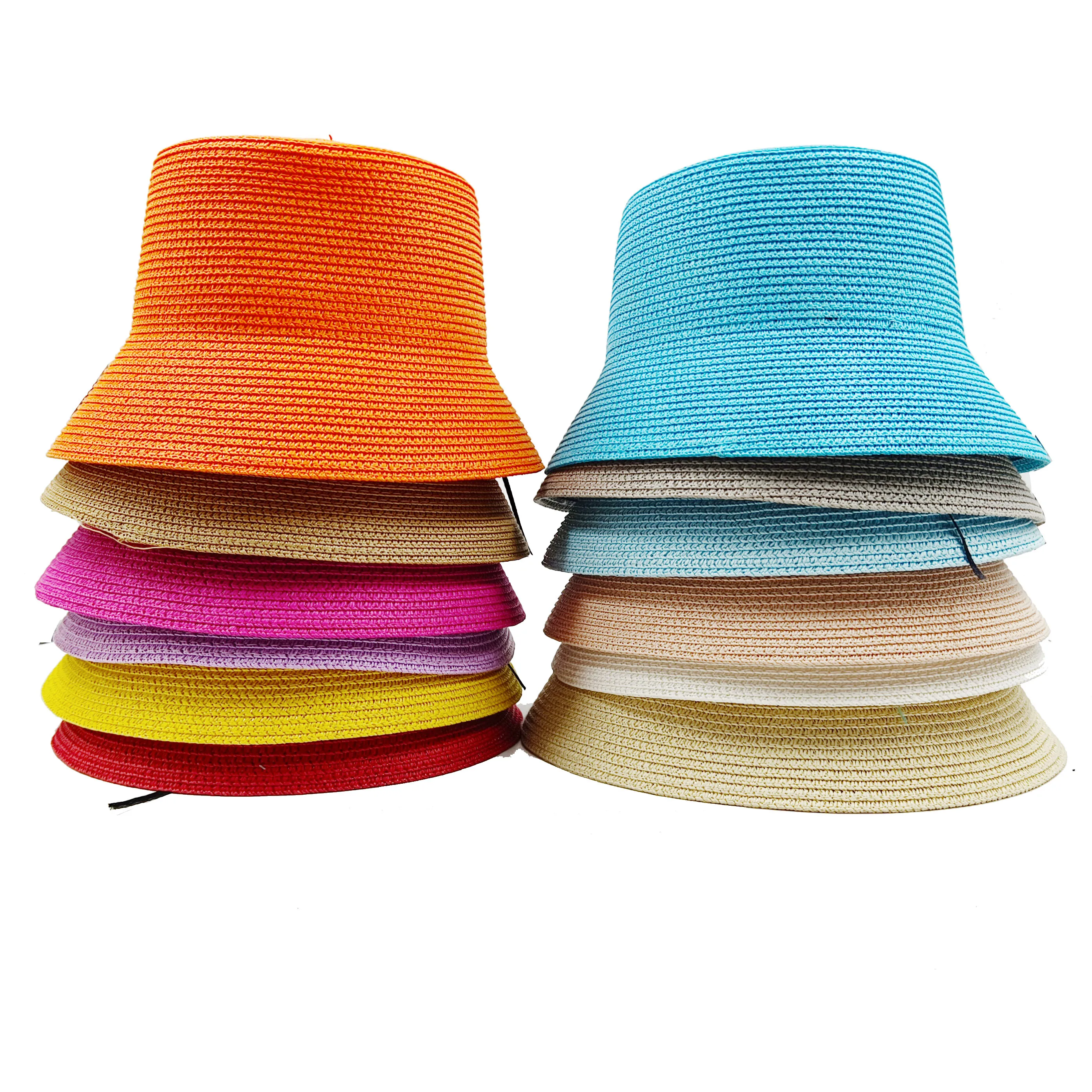 gorras para hombres Orange Hat New Women\'s Sun Hat Folding Beach Hat Big Brim Travel Sunscreen Hepburn Wind Sun Hat Travel Hat