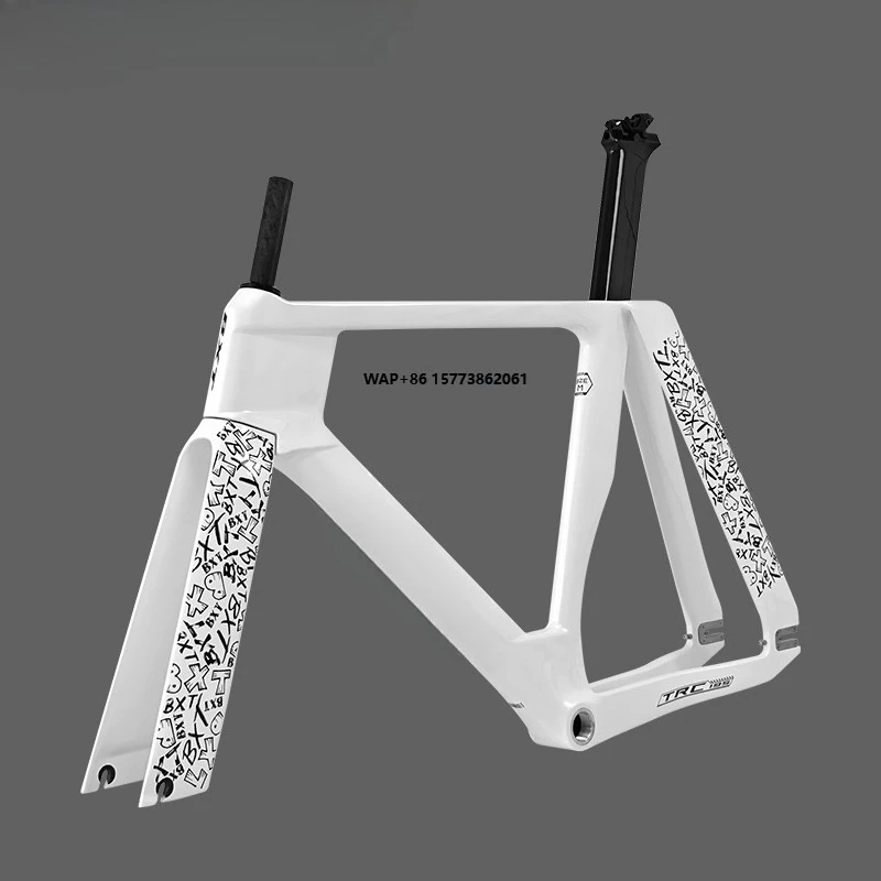 

Carbon Track Frame TRC-195 700C Fixed Gear Track Bicycle Frame Single Speed Track Carbon Frame Fit 700Cx28C Tire