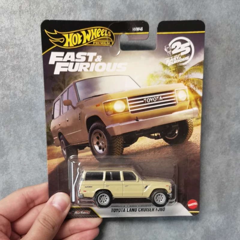 Hot Wheels Premium Fast Furious Toyota Land Cruiser Fj60 Diecast Car Model Collectible Alloy Vehicle Display Toy Christmas Gift