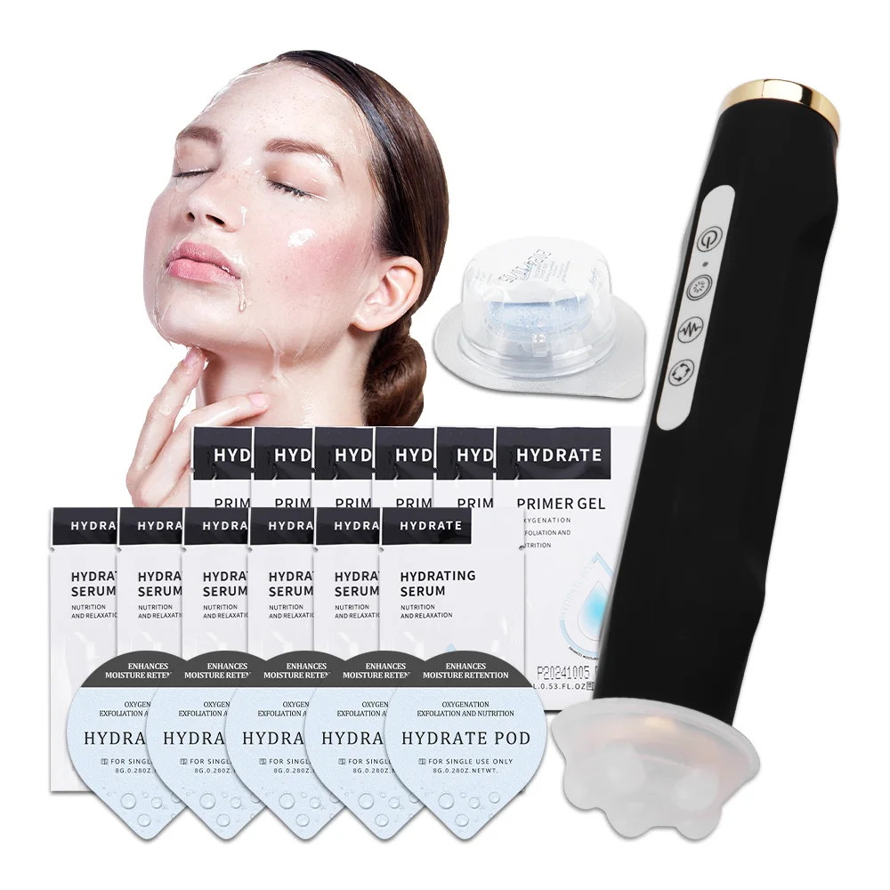 Portable CO2 Oxygen Bubble Machine Oxygenation Balance Revive Kit Serum input Whitening Anti-aging Skin Care Beauty Device