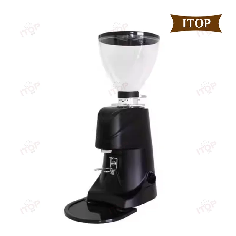 ITOP AFS60 Commercial Electric Grinder Straight Out Type Espresso Bean Grinder Flat Knife 64mm Coffee Miller 110V 220V