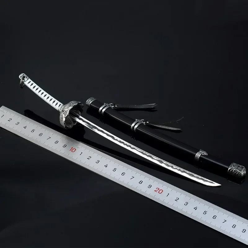 26cm Anime Mortal Blade Kusabimaru Katana Set Game Peripheral Samurai Metal Model Ornament Sword Weapon Crafts Collection Toys