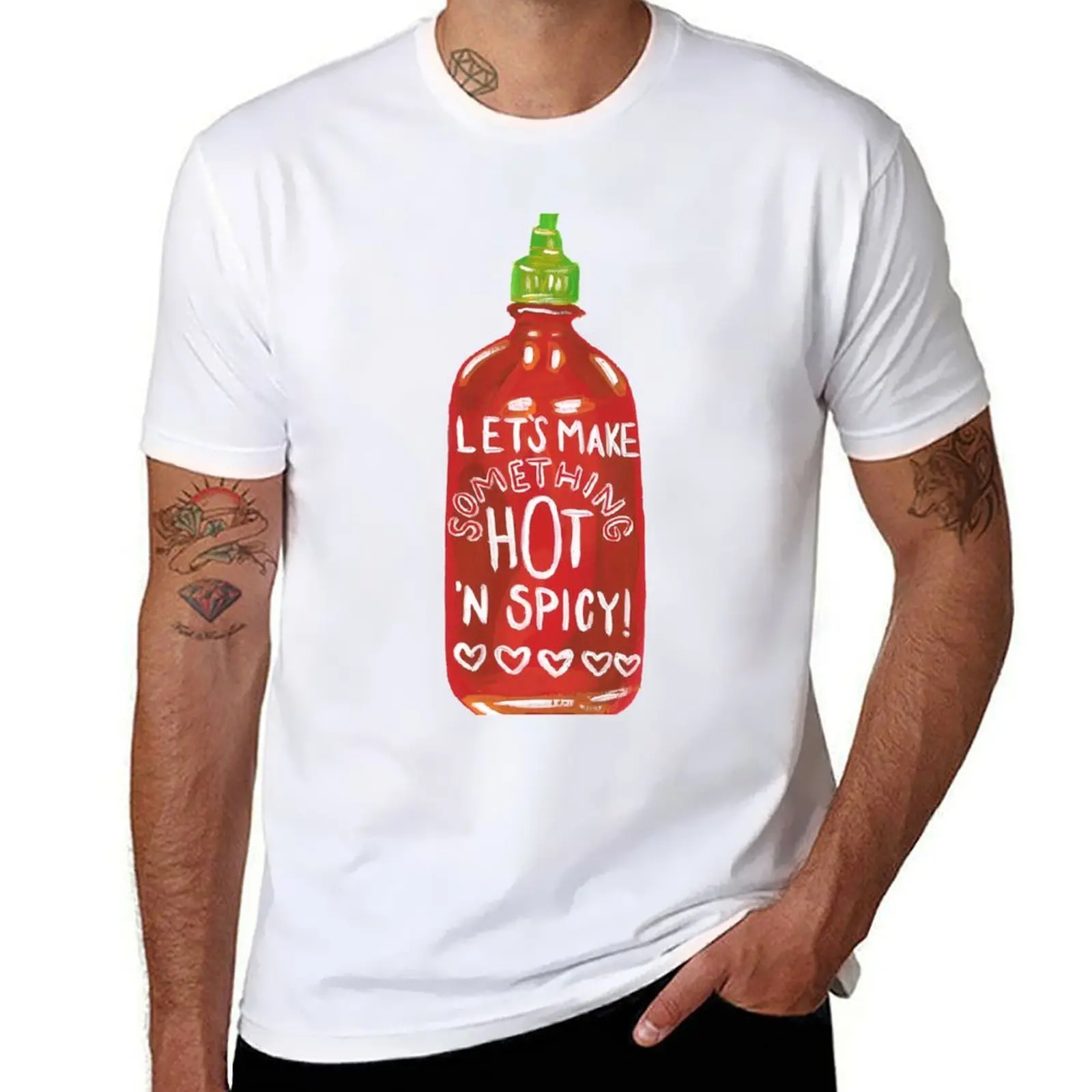 

Hot 'n Spicy T-Shirt cotton t shirt man t shirt man luxury T-Shirt