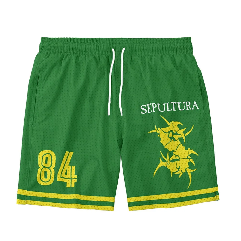 Sepultura 84 Soccer Shorts Summer Loose Fashion Design 3D Printing Half Pants Casual Soft Unisex Streetwear Men Hip Hop Merch 26