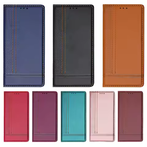 Flip Case for Funda Samsung Galaxy S24 S23 Ultra S22 Plus S21 S20 FE S10 S9 S8 Note 20 Cases Magnetic Leather Wallet Phone Cover