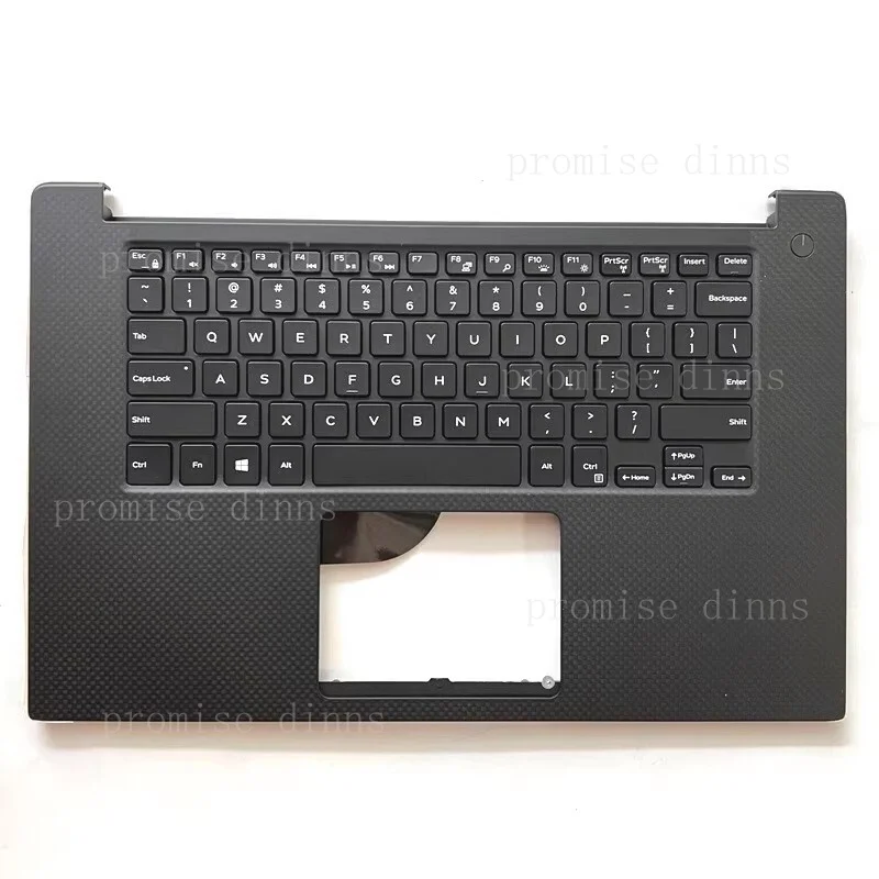 M  New Palmrest Upper Case US Backlit KB For Dell XPS 15 9550 Precision 5510 P56F 0KYN7Y