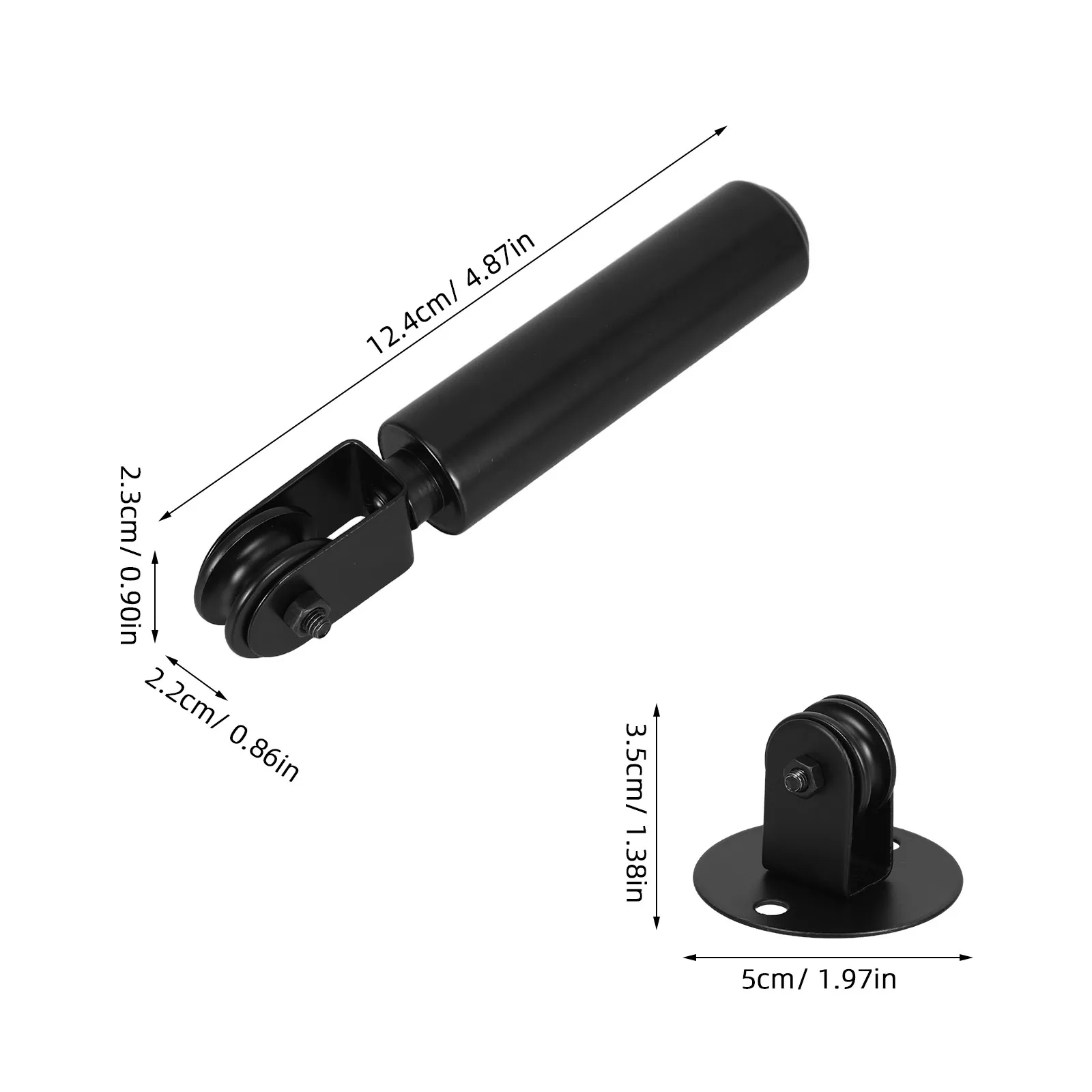 2Set Ceiling Pulley for Pendant Light Adjustable Heavy Duty Hanging Light Suspension Pulley System Wire Fixing Kit Cable Holder