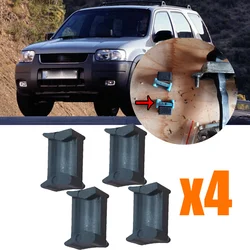 4X Nylon Car Door Check Strap Repair Kit Stopper Damping Clip Plastics For Ford Maverick II 2001 2002 2003 2004 2005 2006 2007