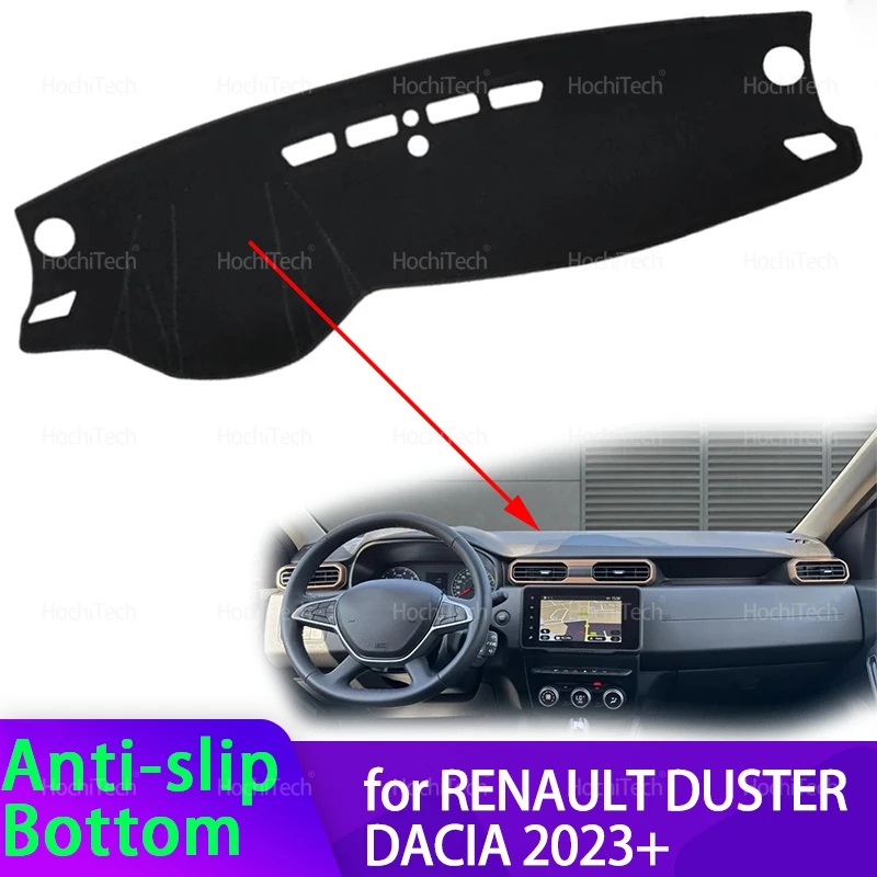 Image of Für RENAULT DUSTER DACIA DUSTER 2023+ Armaturenbrett-Abdeckung, vermeiden Sie Lichtpolster, Sonnenschutz, Anti-UV-Teppiche, rutschfeste Matte, Zubehör