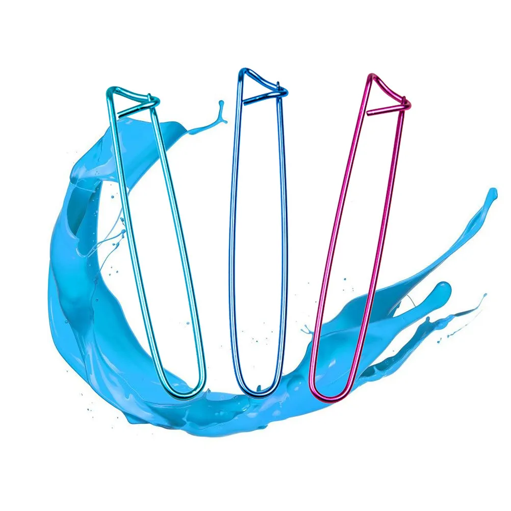 

10Pcs Stitch Holders Aluminum Safety Pins Crochet Knitting Accessories Assorted Colors for Yarn Knitting Crochet Projects