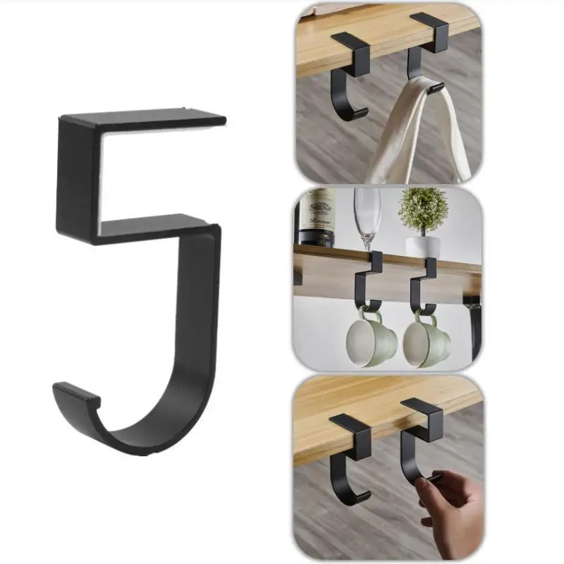 Hanging Bag Hook Portable Student Desk Side Hanging Bag Artifact Removable Mobile Handbag Holders Multi-functional Table Hook