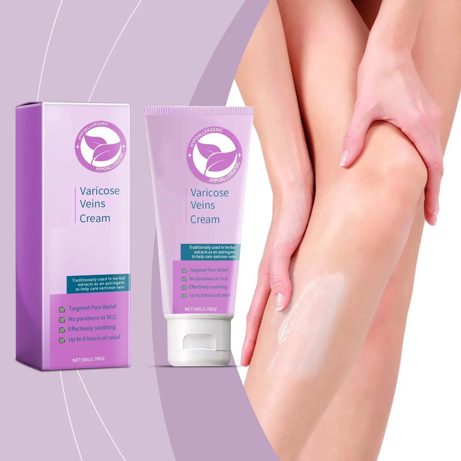 Reduce Leg Swelling Earthworm Legs Varicose Massage Veins Body Care Lotion Arnica Extract Has The Effect Of Soothing Skin