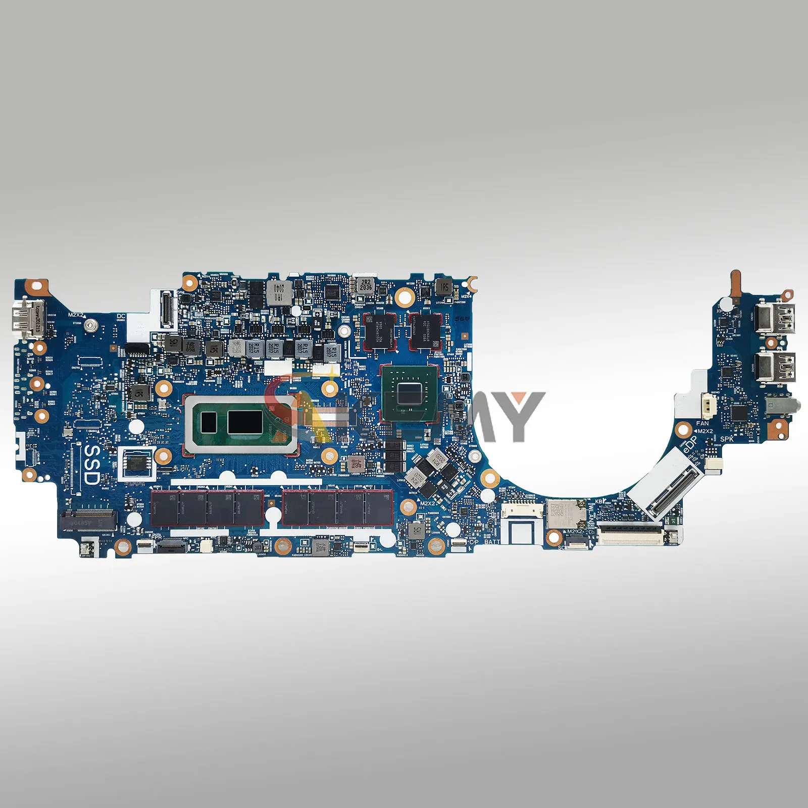 For HP Zbook Firefly 14 G7 M07111-001 M07116-001 6050A3144701 Laptop Motherboard  With i5 i7 CPU 4GB GPU 100% Fully Tested