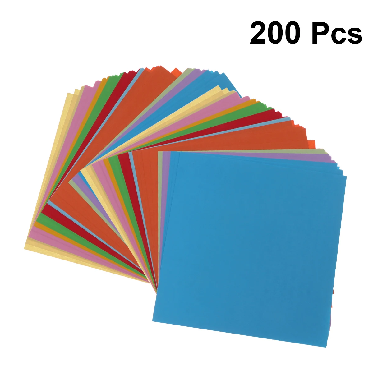 

200 Sheets Origami Paper Double Sided Colorful Folding Craft Supplies Kids Projects Safe Eco Friendly Decorative Sheets