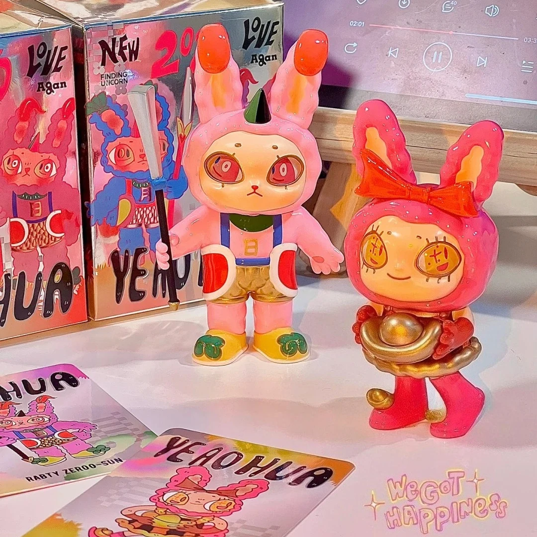 

Unicorn Agan Rabbit Zero Rabbit 3 Serie Blind Box Trendy Toy Toys Exquisite Figurine Table Decorations Collectible Surprise Gift